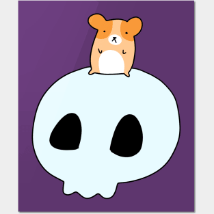 Hamster and Skull Posters and Art